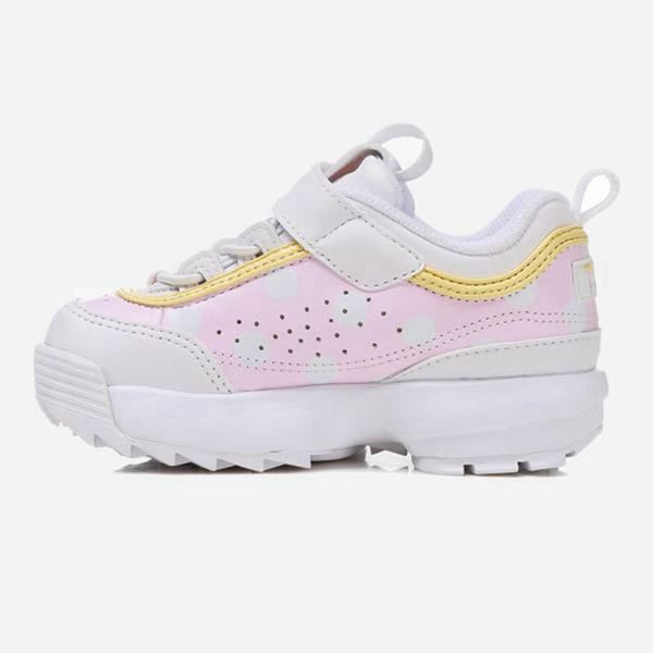 Zapatillas Fila Niñas Blancas / Rosas - Disruptor 2 Td - España 452760ODU